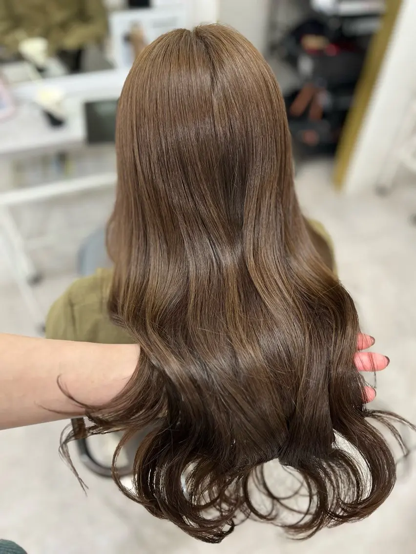 🌸新店舗OPEN価格🌸カット＋高濃度水素カラー(アディクシー使用)+髪質改善TOKIO5stepリミテッドTrの写真