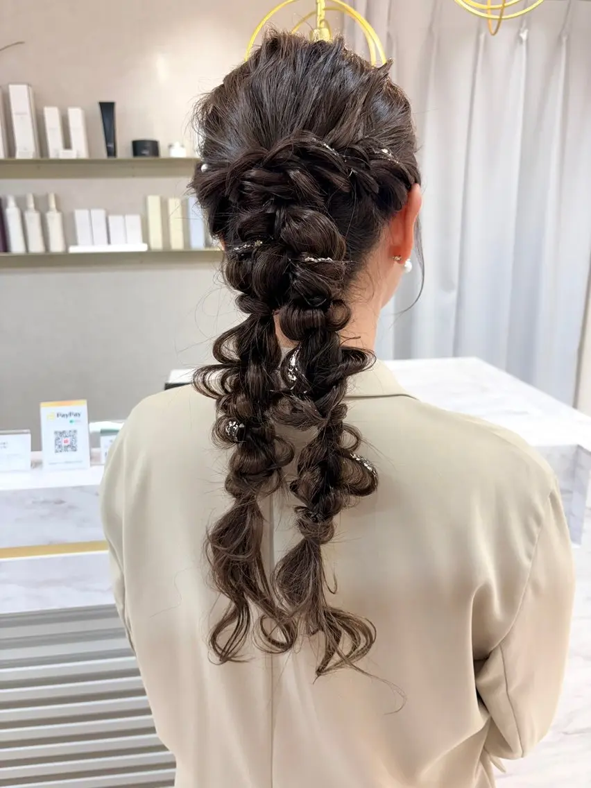 ヘアアレンジ ヘアセット 🍒透明感カラー/ セット/SAKURAのヘアスタイル