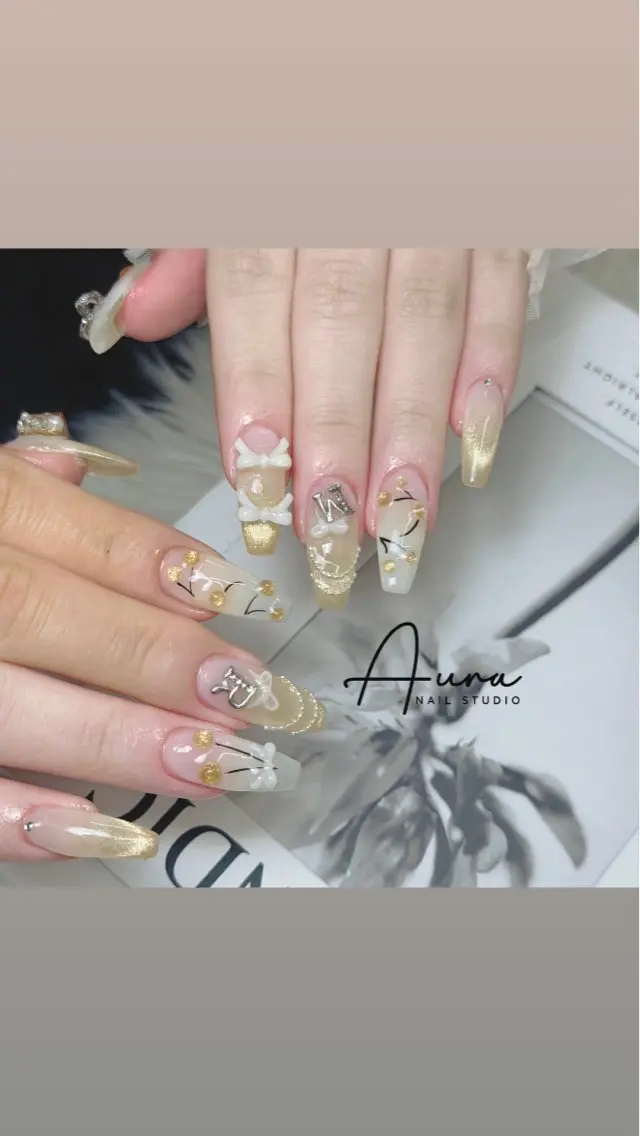 ネイル ハンドネイル Aura Nail HanNaのネイルデザイン