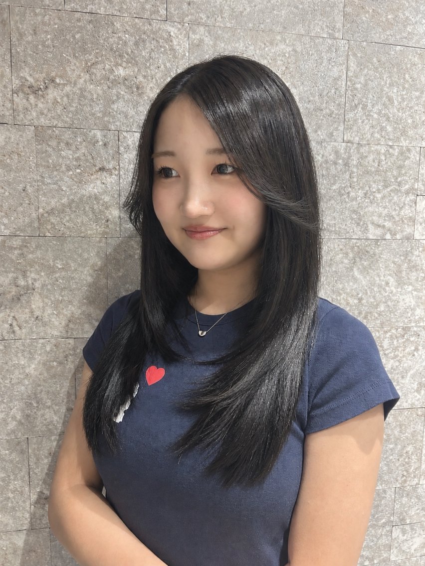 ロング ヘアカラー トリートメント カラーモデル募集中 ✨hinahaのヘアスタイル