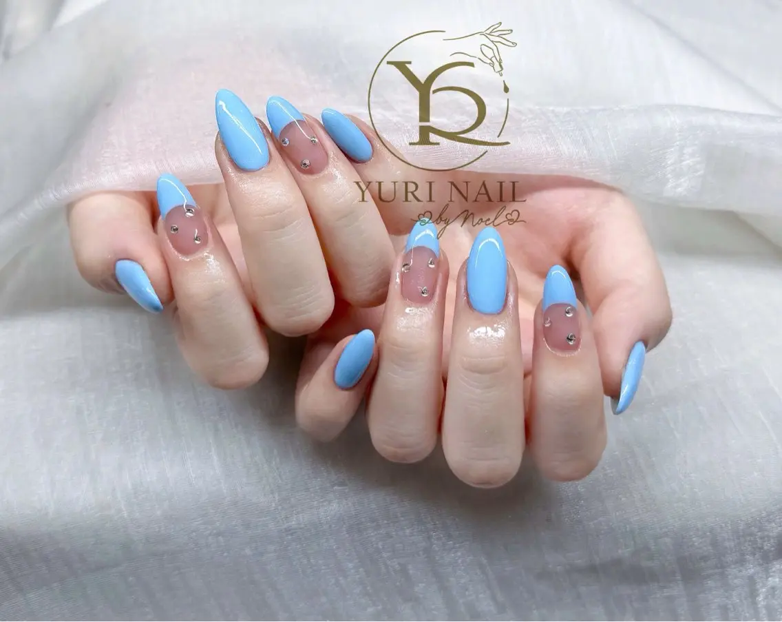 ネイル チークネイル フットネイル フレンチネイル 韓国ネイル マグネットネイル ハンドネイル フットネイル ハンドケア YURI Nail Funabashiのネイルデザイン