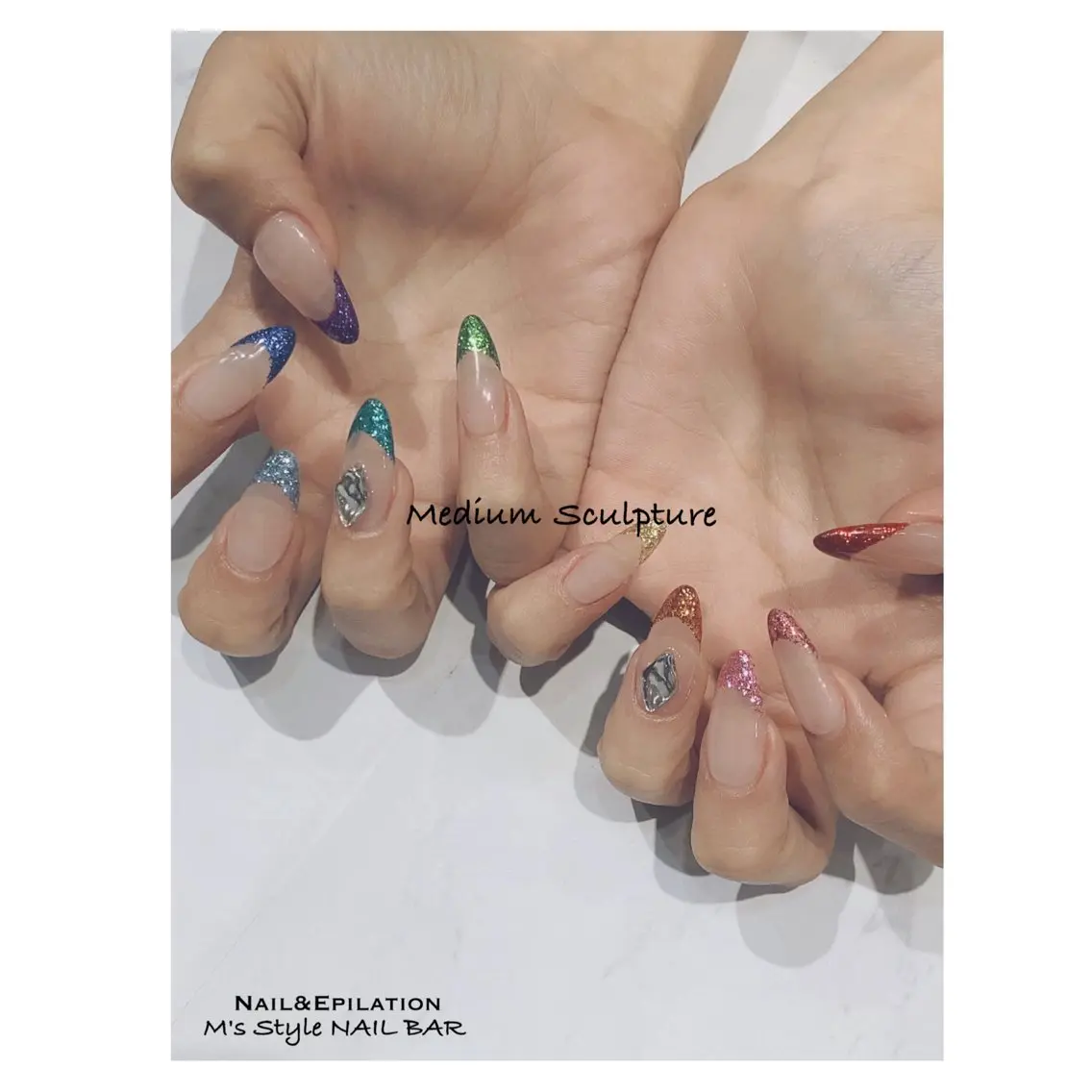 ネイル 成人式 フットネイル フレンチネイル ジェルネイル 韓国ネイル ハンドネイル M's Style NAIL BARのネイルデザイン