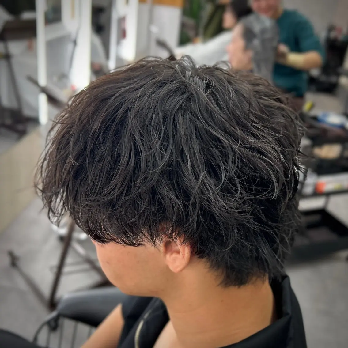パーマ メンズ カット パーマ シャドウパーマ 🇰🇷韓国風/威吹のヘアスタイル