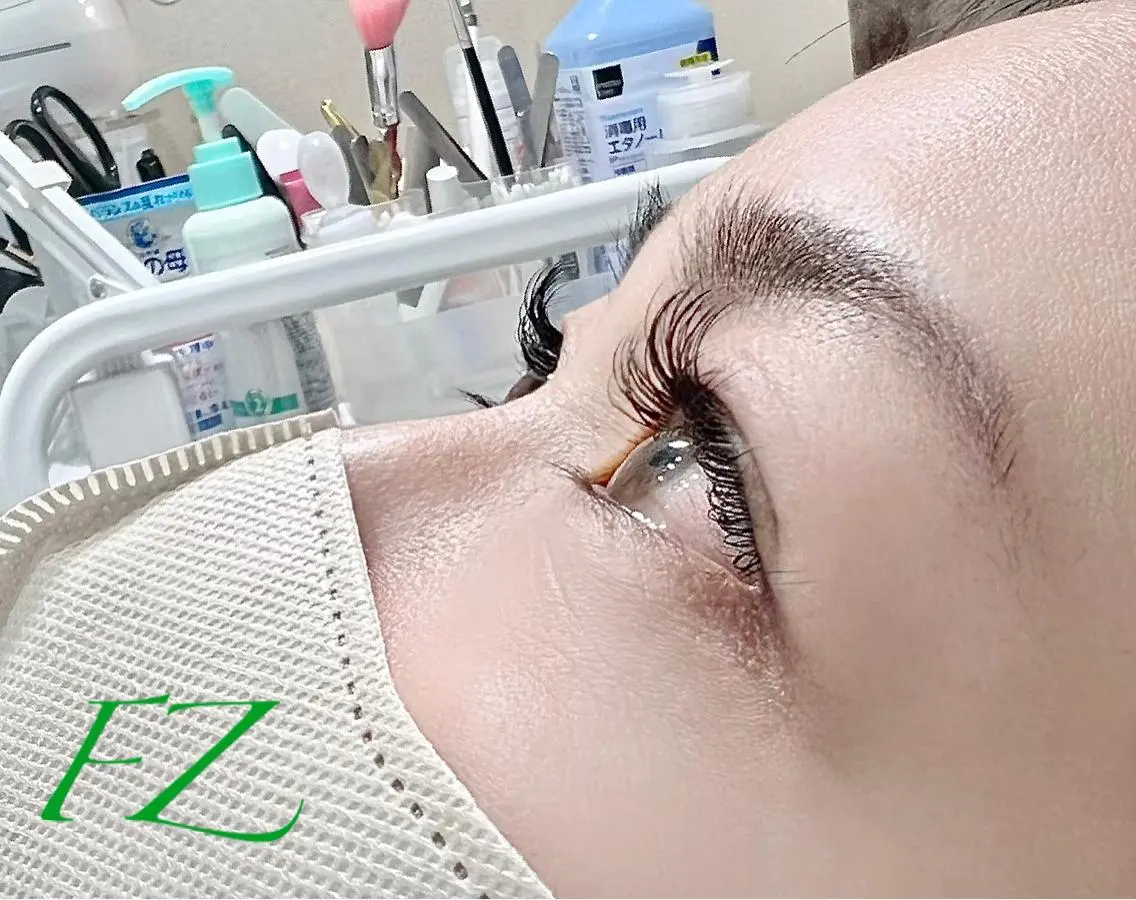 マツエク・マツパ ケラチンラッシュリフト バインドロック 束感まつ毛 Cカール キュート マツエク eyelash presh yukaのマツエク・マツパデザイン