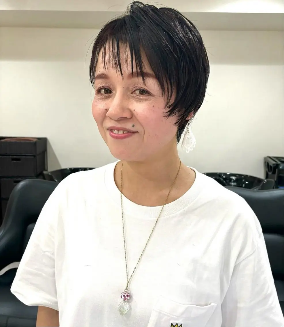 ショート 大阪ヴィーガンサロン KANAKOのヘアスタイル