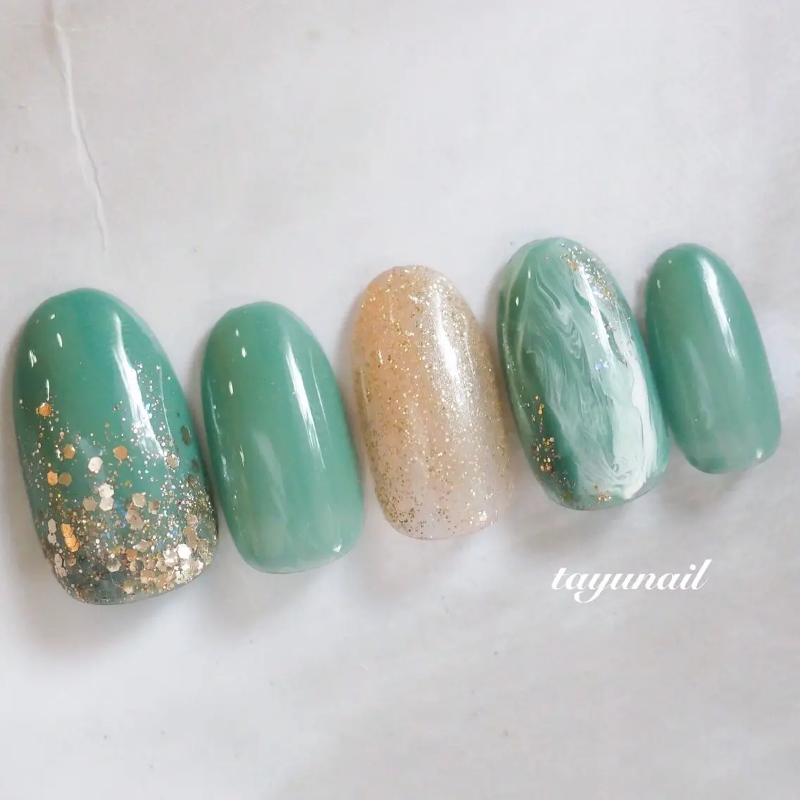 ネイル アートネイル ジェルネイル パラジェル ネイルサロン 【たゆnail】のネイルデザイン