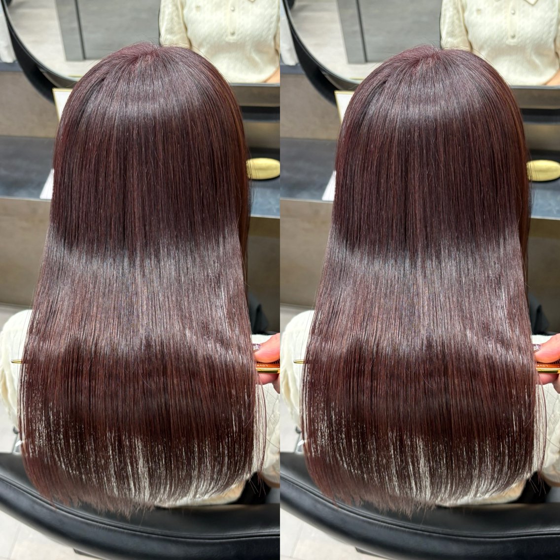 ロング 今話題の艶髪矯正 美艶カラー/FUKAのヘアスタイル