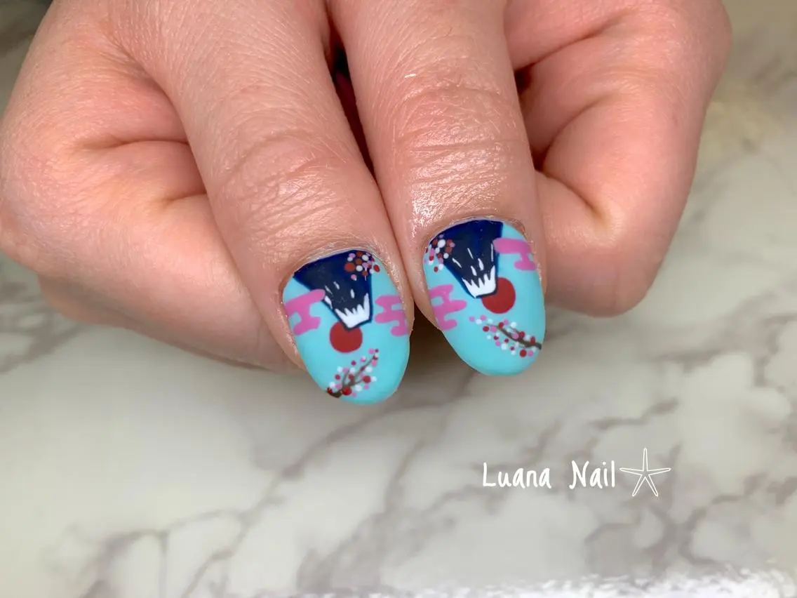 ネイル マットネイル ハンドネイル BeauJu by Luana Nailのネイルデザイン