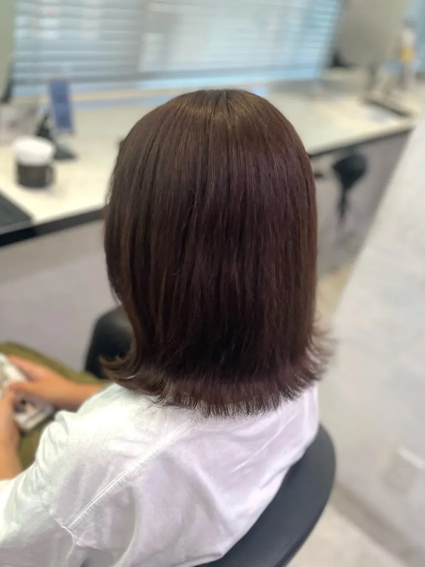 ミディアム ヘアカラー うる艶トレンドヘア 🕊️上野BABYのヘアスタイル