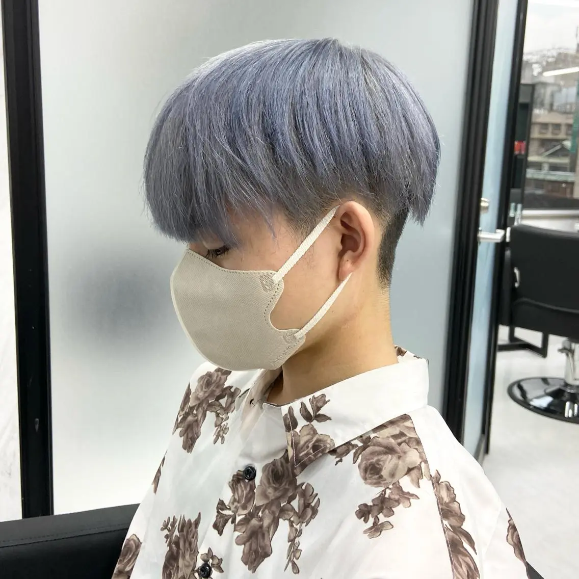ショート カラー メンズ メンズハイトーン ハイトーンカラー ヘアカラー トリートメント メンズ特化/ マンツーマン/Ryuのヘアスタイル