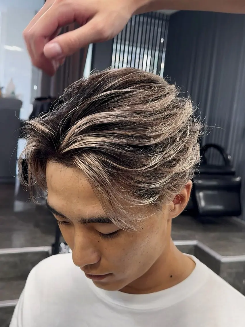 カラー メンズ 大阪メンズ 美容師井上智博のヘアスタイル