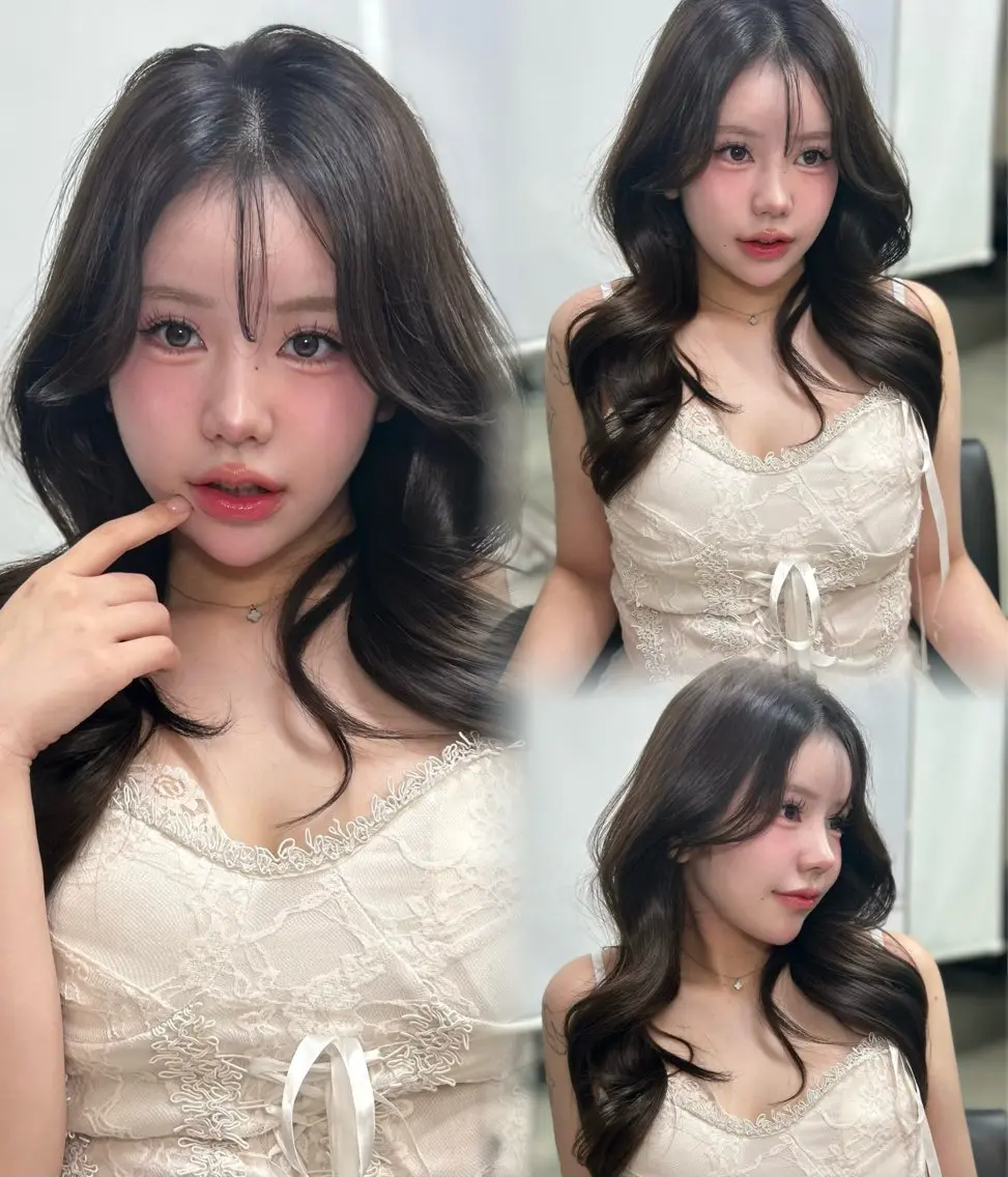 セミロング カラー ブリーチ 透明感カラー ハイトーンカラー ブリーチなしカラー ボブ 韓国ヘア/レイヤー Lily Wongのヘアスタイル