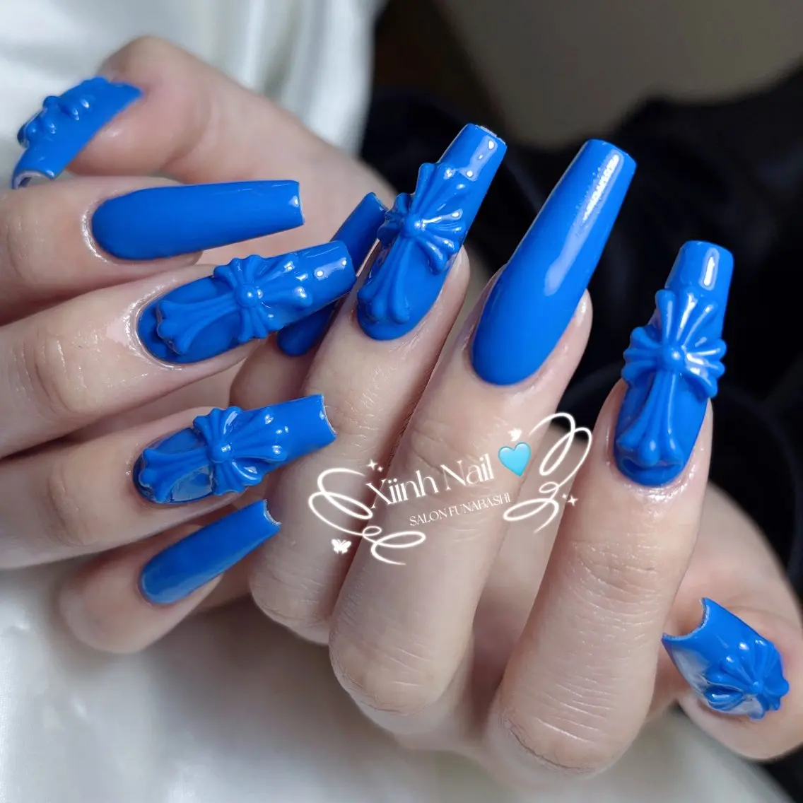 ネイル チークネイル 桜ネイル 長さ出し フットネイル ジェルネイル ハンドネイル XIINH NAIL SALONのネイルデザイン