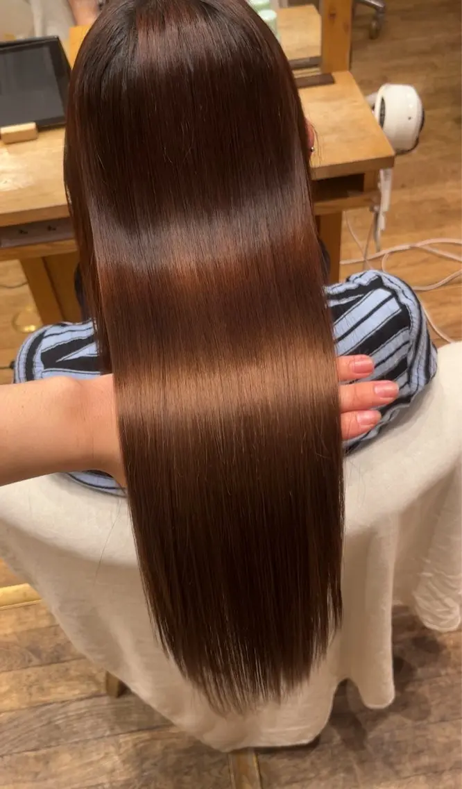 ロング トリートメント パーマ／似合わせヘア 嶋 彩芽のヘアスタイル
