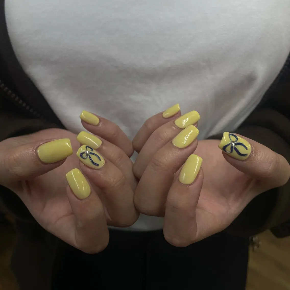 ネイル パステルネイル 黄色 ハンドネイル Ann nailのネイルデザイン