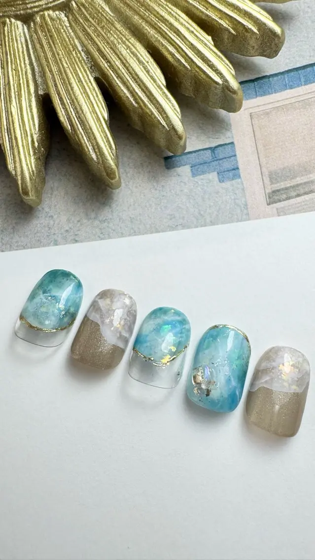 ネイル フットネイル 夏ネイル ハンドネイル 白日-hakubi nail-のネイルデザイン