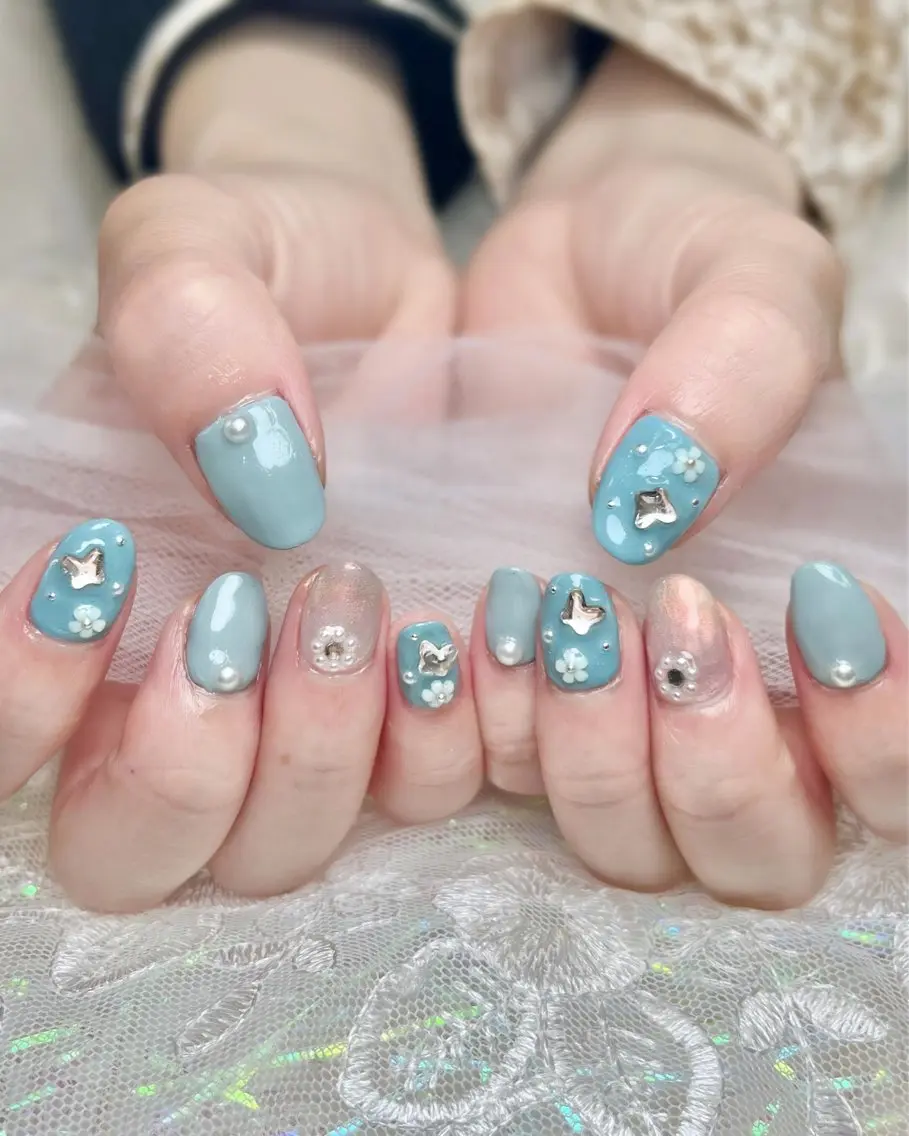 ネイル ハンドネイル plume nail ☆韓国ネイルのネイルデザイン