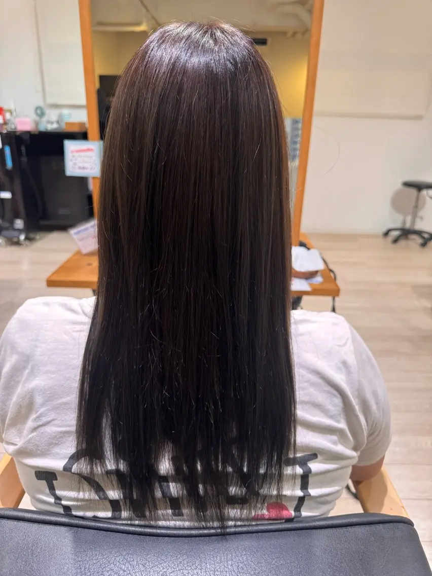 白髪もバッチリカラーの写真