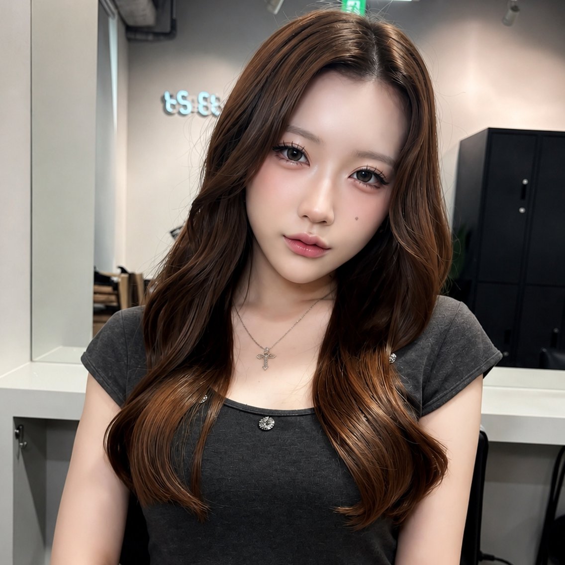 ロング プルエクステ エクステ グロウ渋谷 プルエクステ専用のヘアスタイル