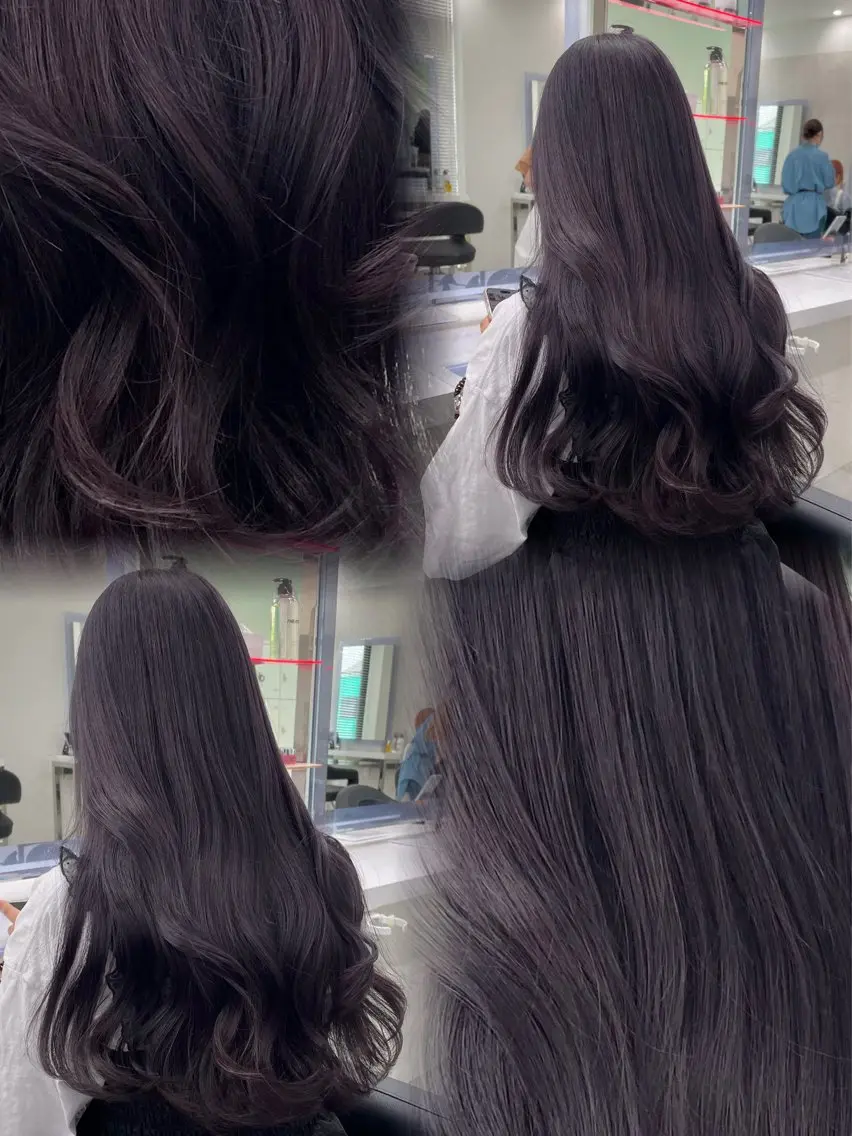 ロング カラー 💜RIO/韓国風 寒色・暖色カラー💜のヘアスタイル