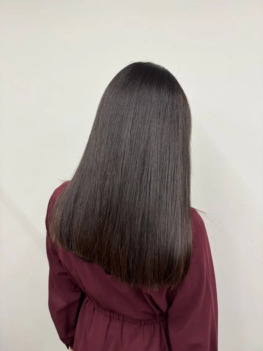 ロング カラー 縮毛矯正 藤原航/艶髪 /日曜カットモデルのヘアスタイル