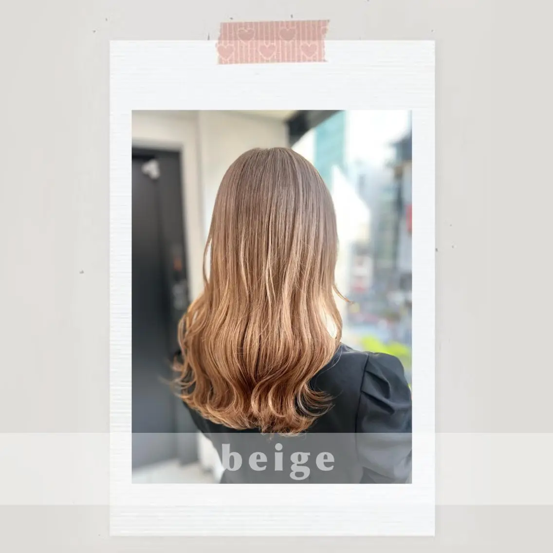 セミロング カラー ベージュカラー ☘️ motion ALOE ☘️のヘアスタイル