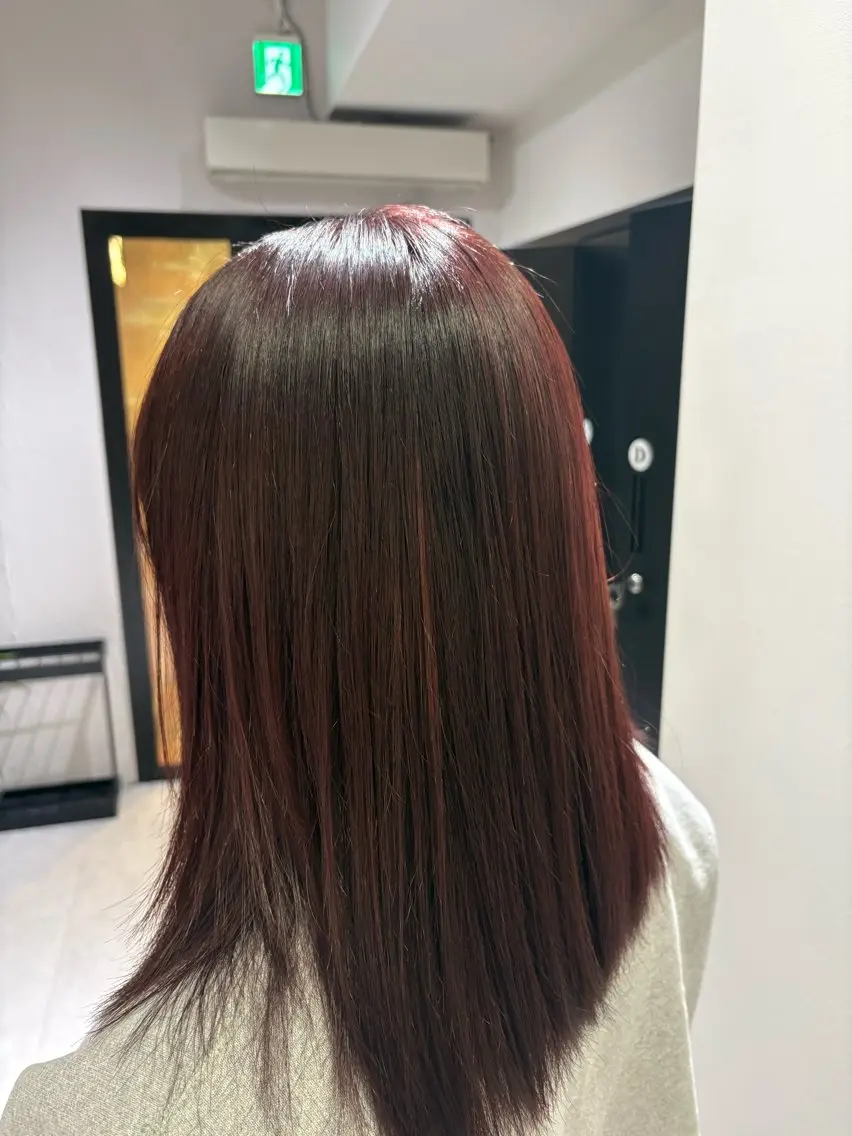 カラー ヘアカラー 宮田 瑞希のヘアスタイル