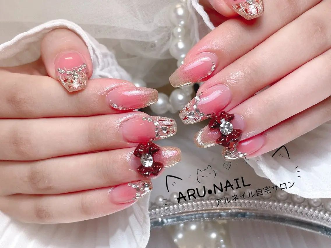 ネイル アートネイル ワンホンネイル ARU·NAIL 自宅サロン港区宝神のネイルデザイン