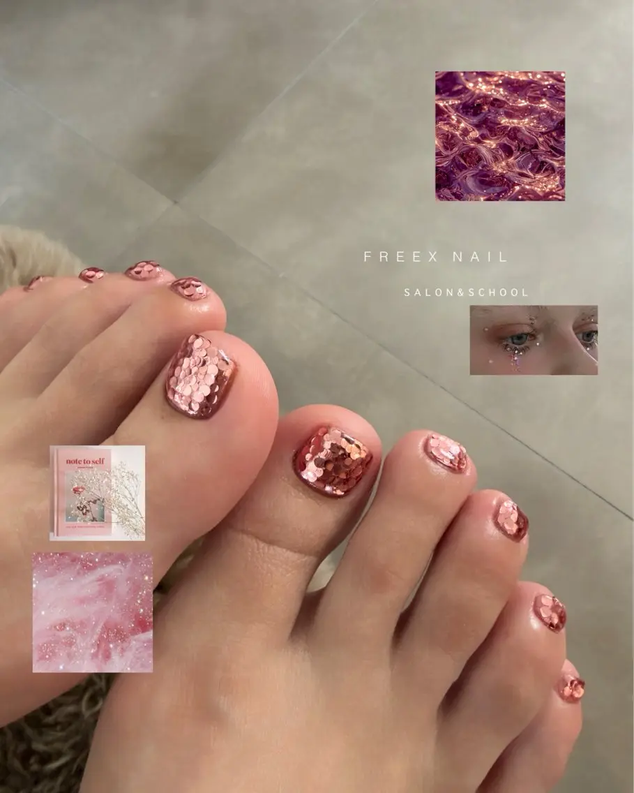 ネイル フットネイル フットネイル freex nail /ニュアンス/個性派のネイルデザイン
