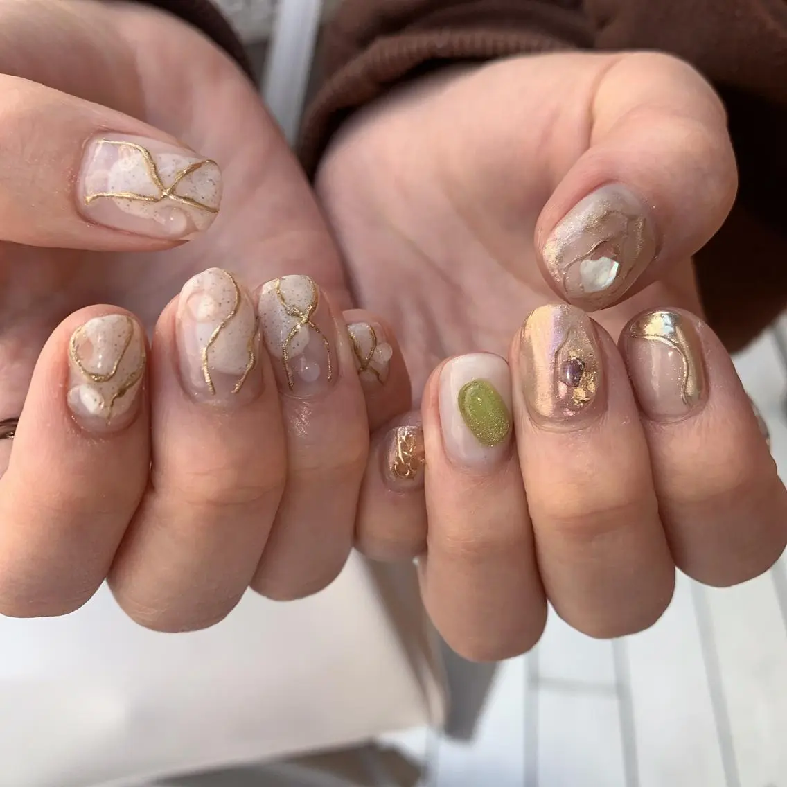 ネイル 持ち込み 鈴木 まゆのネイルデザイン