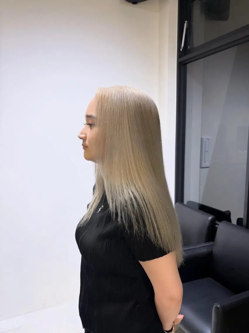ロング ヘアカラー トリートメント ⠀ hinaのヘアスタイル