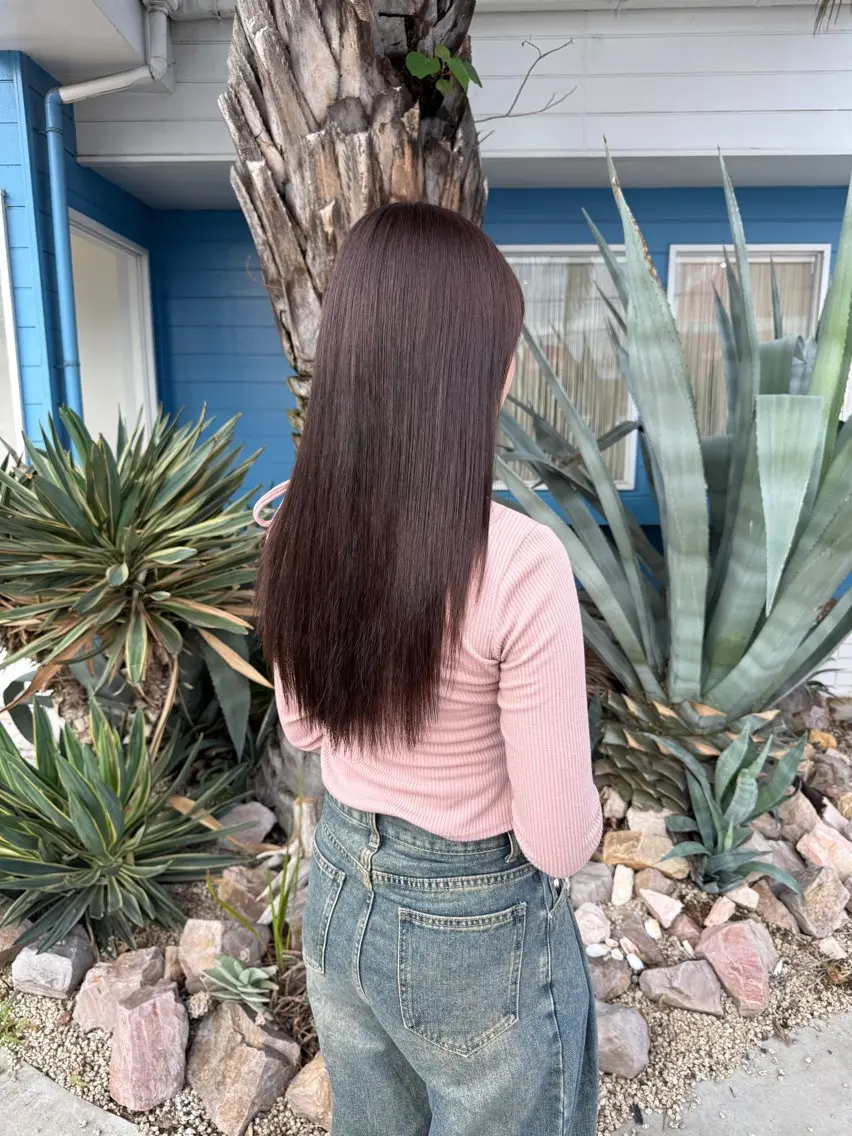 カラー ヘアカラー malibu あいかのヘアスタイル