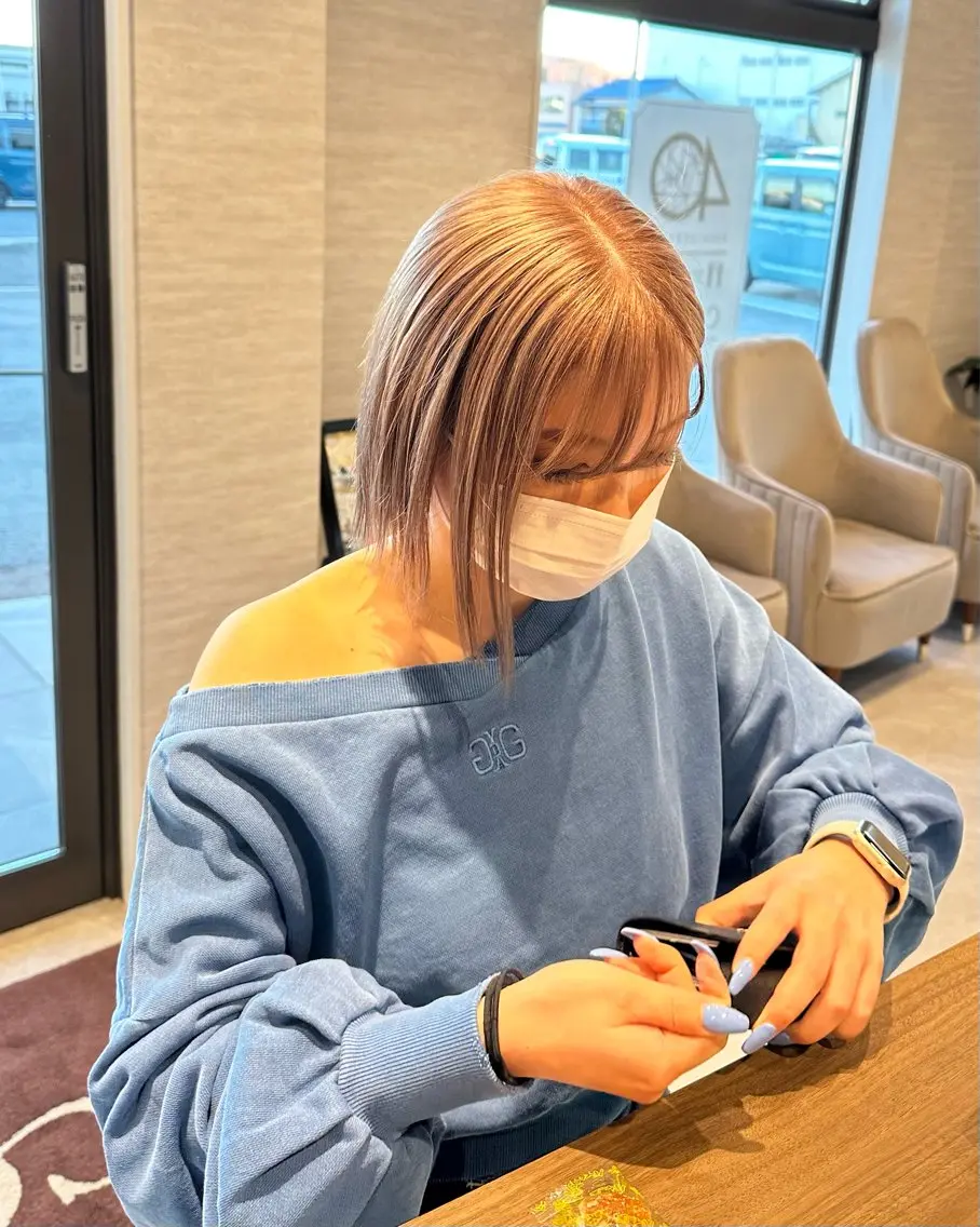 【ミニモ限定新規様30%off‼️】ブリーチ+カラー セットメニューの写真