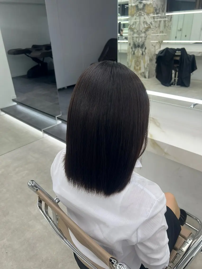 ミディアム のあ \ LIERU🥨のヘアスタイル