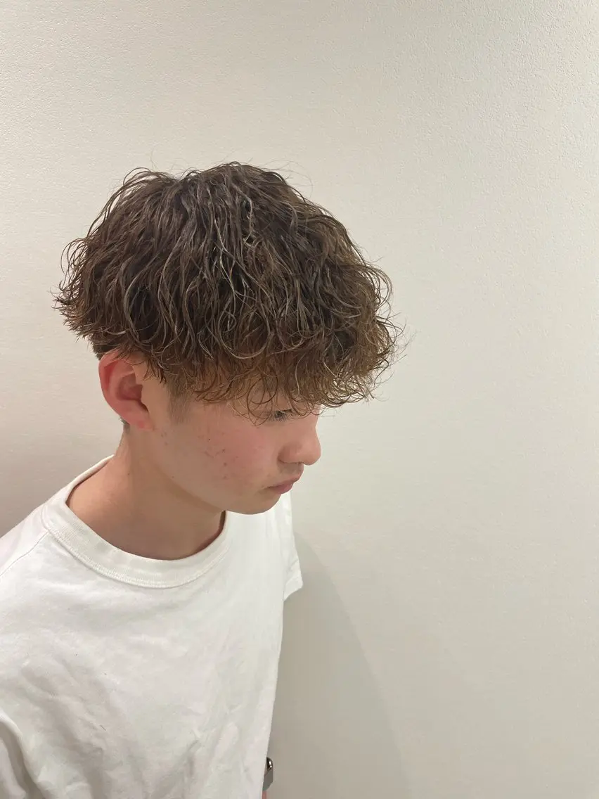 パーマ メンズ カット パーマ メンズ特化美容師小島 慧太のヘアスタイル