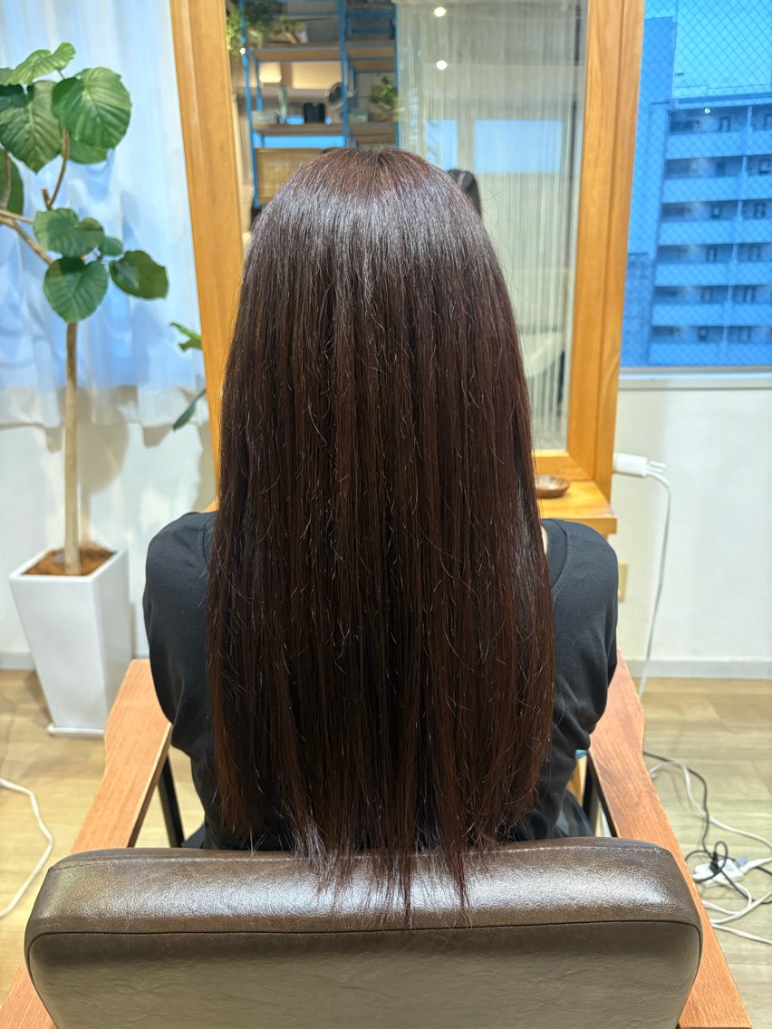 セミロング ヘアカラー モデル募集/艶カラー /yuna🤍🎀のヘアスタイル