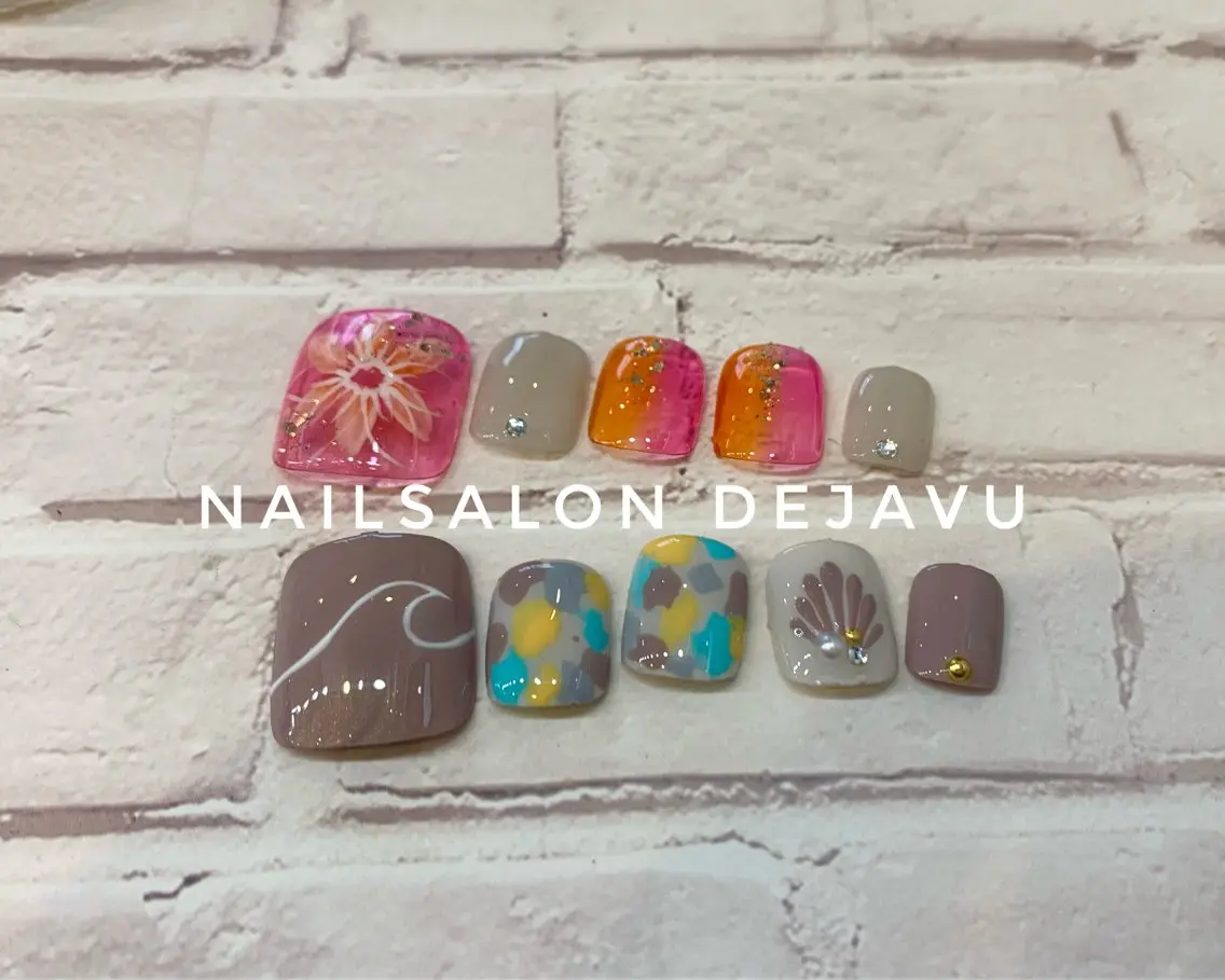ネイル フットネイル Nailsalon Dejavuのネイルデザイン