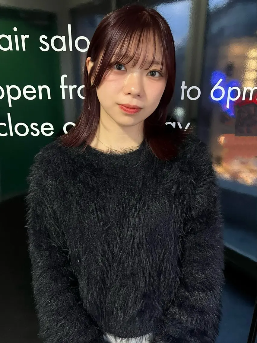 カラー+ハホニコTR+ナノバブルシャンプーの写真