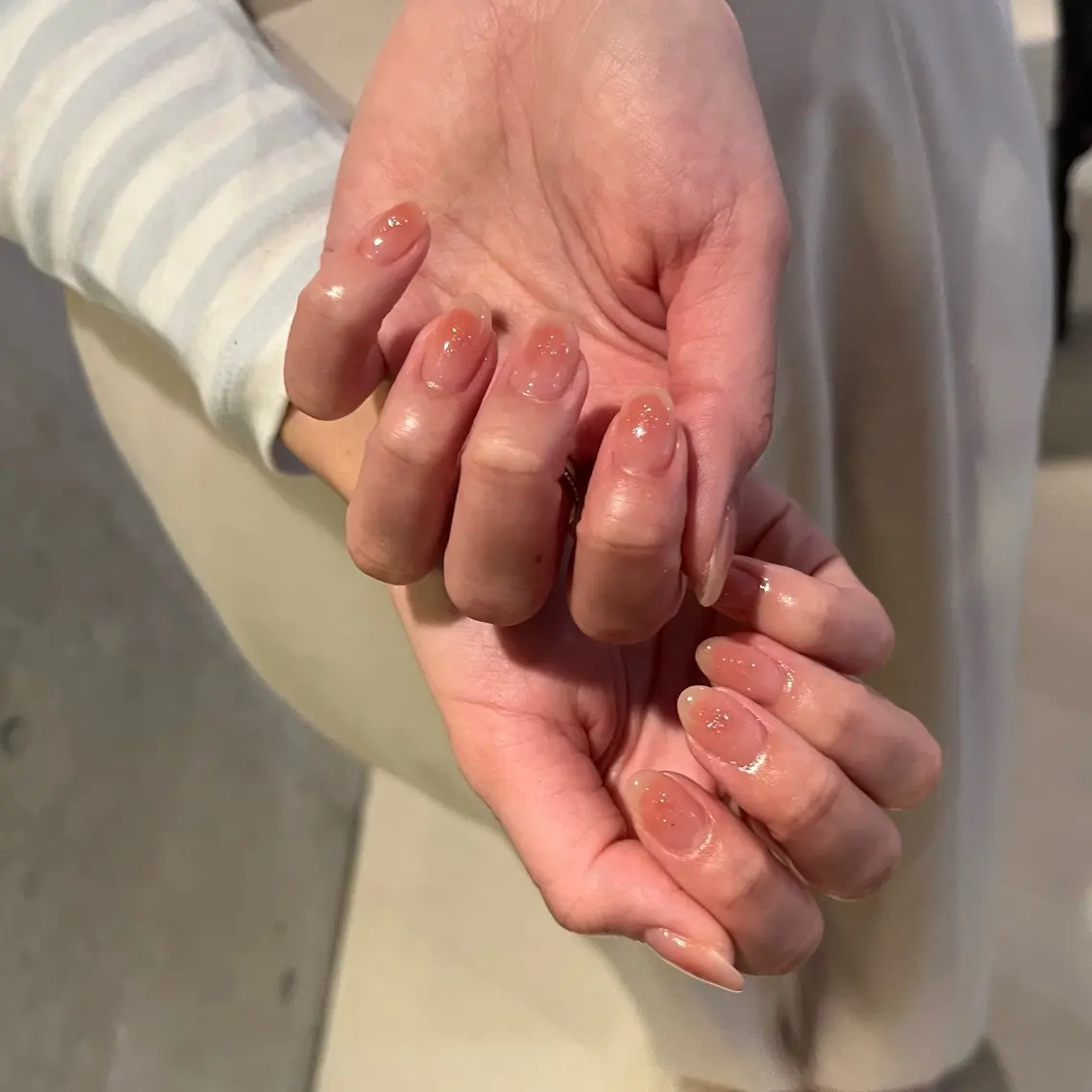 ネイル チークネイル キラキラネイル ハンドネイル DariL Ayaのネイルデザイン