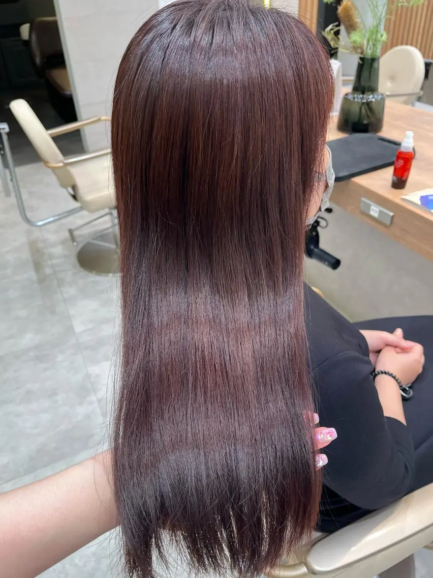 Aujua髪質改善トリートメント+炭酸ヘッドスパ+ブローの写真