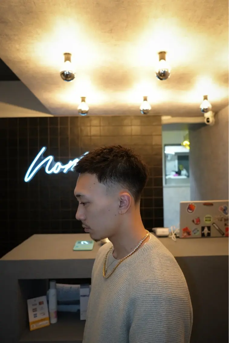 メンズ フェードカット カット 小泉 慶英のヘアスタイル