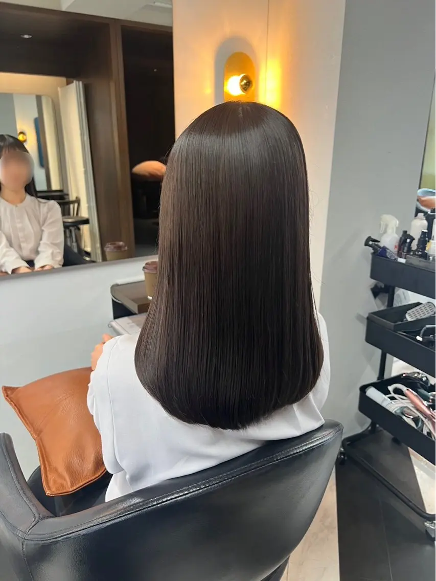 セミロング カラー パーマ ヘアアレンジ 金井 芙美菜🐷💝のヘアスタイル