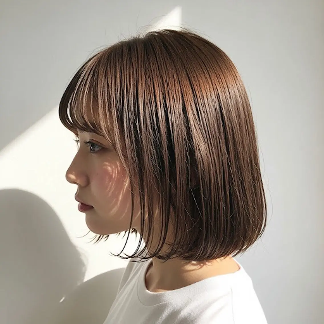 カラー ツヤツヤ縮毛矯正 /美髪カラー　小山のヘアスタイル