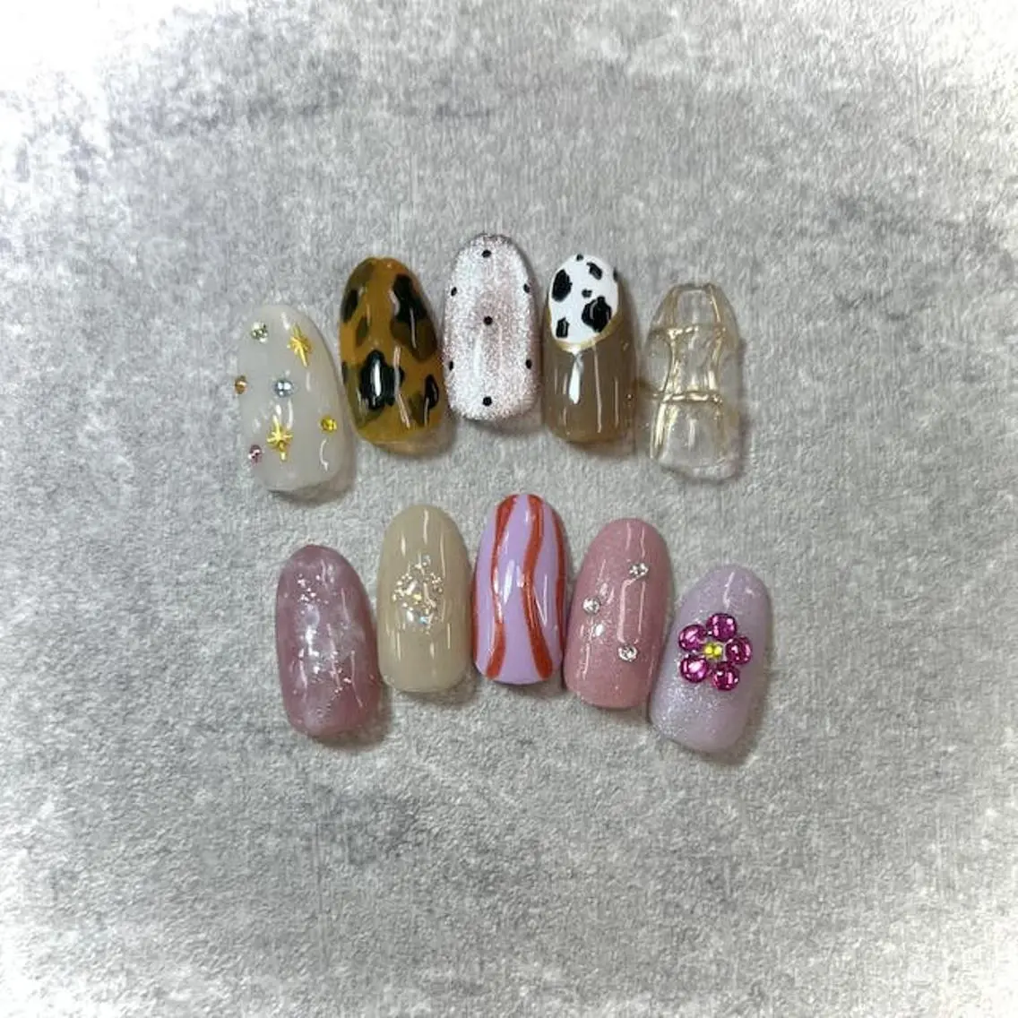 ネイル フットネイル フレンチネイル グラデーション キラキラネイル 韓国ネイル ハンドネイル FASTNAIL PLUS 新宿店のネイルデザイン