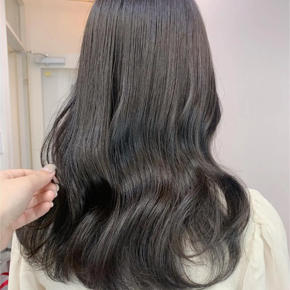 《🫧髪質改善セットクーポン🫧》艶髪カラー & アルカリ酸熱トリートメント💇🏻💕 "の写真