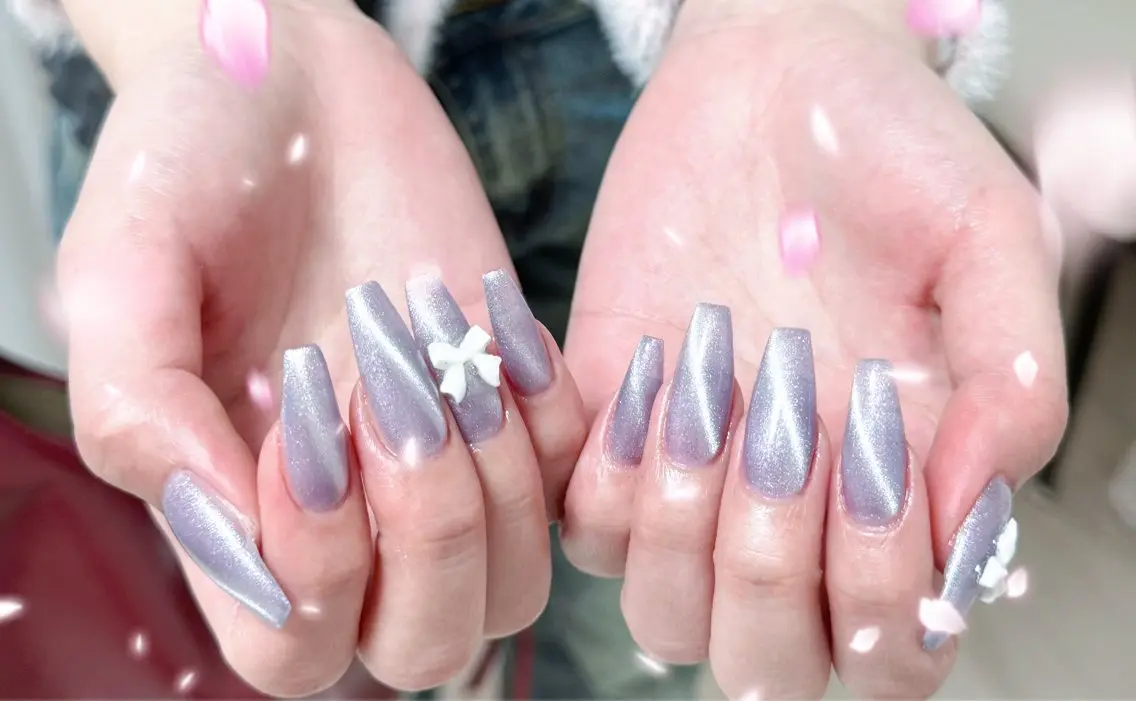 ネイル アートネイル オーロラネイル チークネイル フレンチネイル ガラスフレンチ 🎀🎀YooLi Nail Salonのネイルデザイン