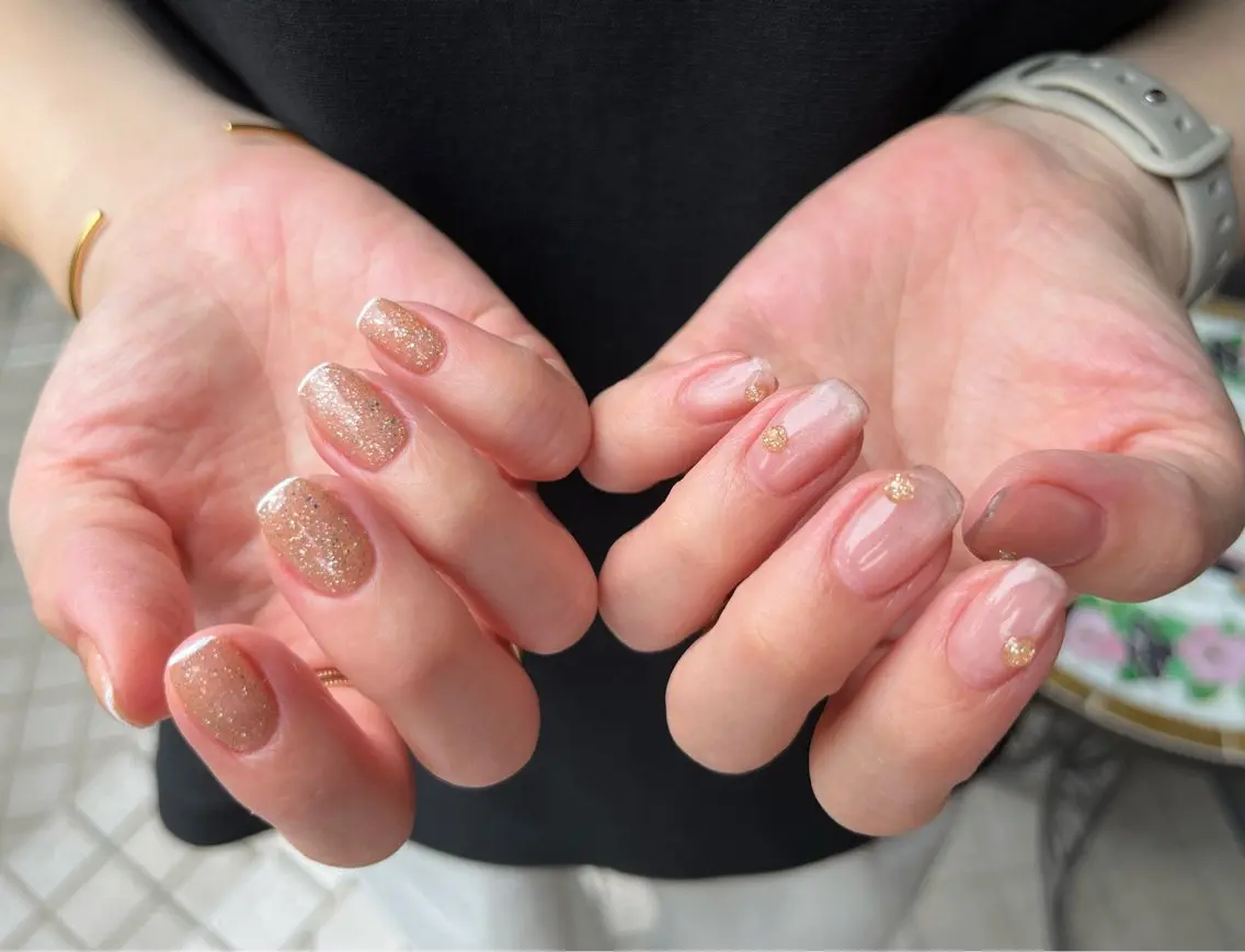 ネイル フラッシュネイル マグネットネイル Blé nailのネイルデザイン