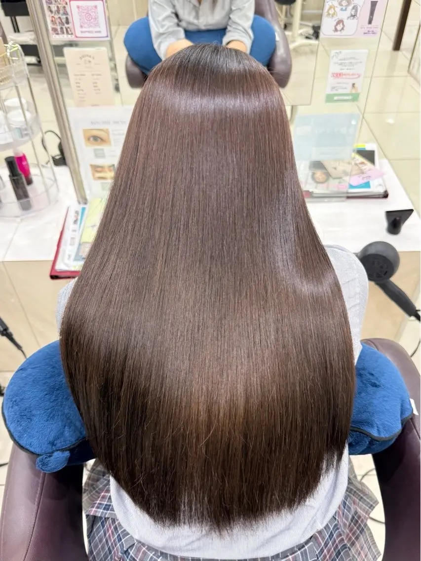 艶髪ストレート🩵の写真