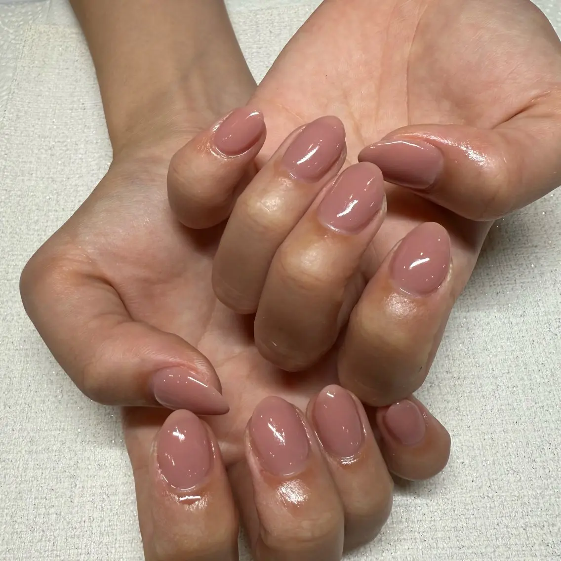 ネイル ラメ(グリッター) ラメグラデーション ワンカラーネイル Rimie wakitaのネイルデザイン