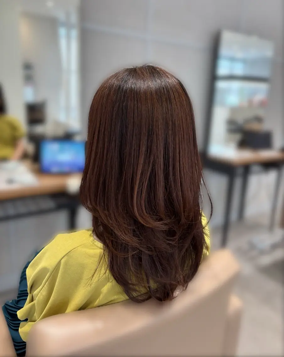 ロング カット 彦坂 優月のヘアスタイル